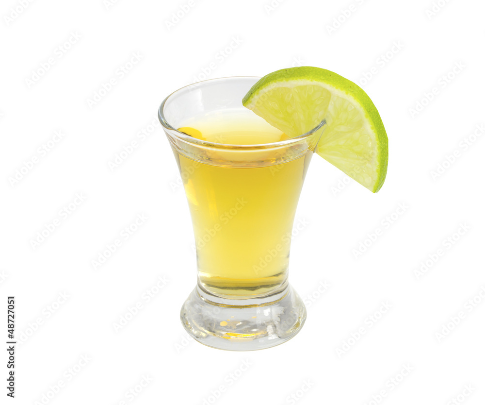 Cocktail alcoholic with a lime