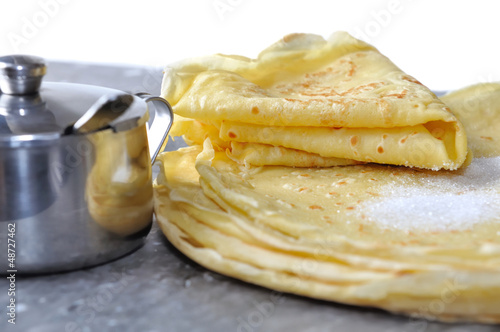 crêpes au sucre photo