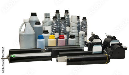 Colour cartridges and powder toners for printers