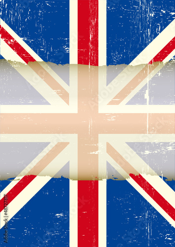 UK torn flag