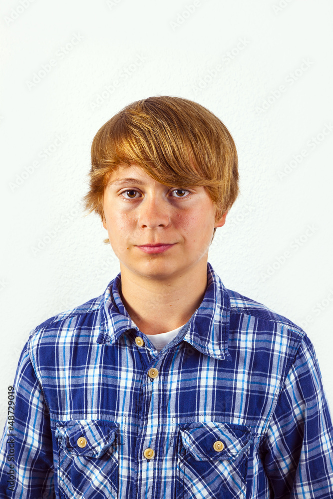 portrait of handsome smiling boy portrait of handsome smiling boy
