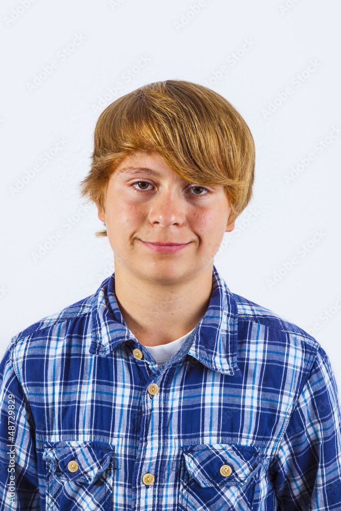 portrait of handsome smiling boy portrait of handsome smiling boy