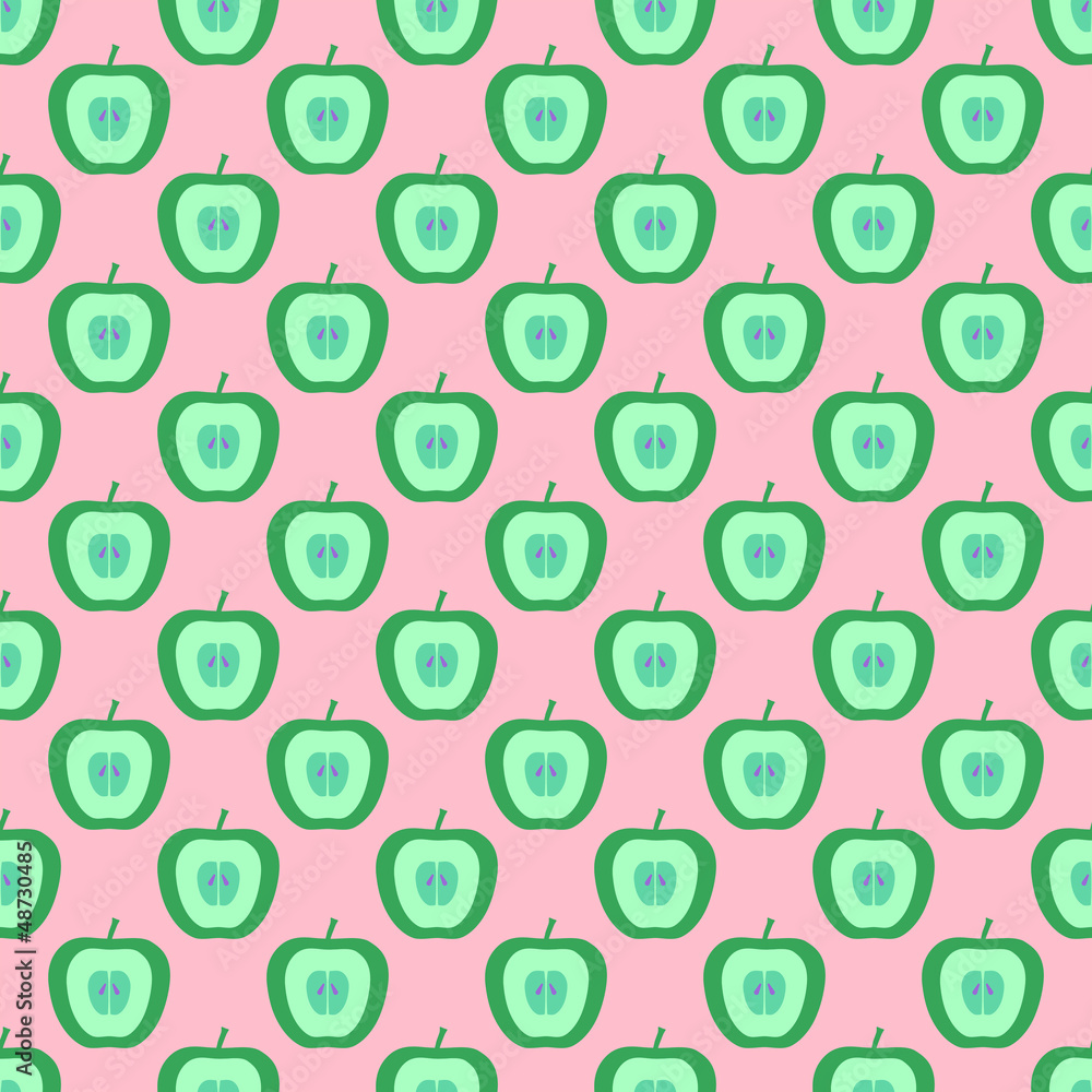 Seamless pattern with apples Seamless pattern with apples