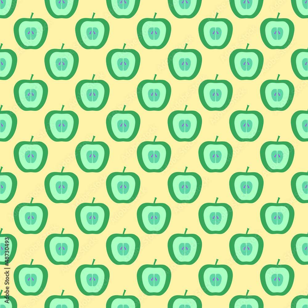 Seamless pattern with apples Seamless pattern with apples