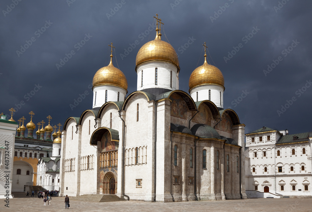 The Cathedral of the Dormition in the Moscow Kremlin