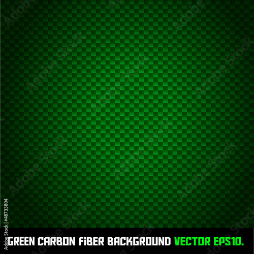 GREEN carbon fiber background VECTOR EPS10.