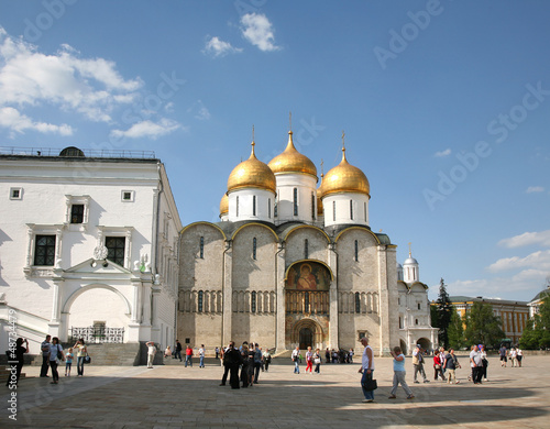 The Cathedral of the Dormition in the Moscow Kremlin
