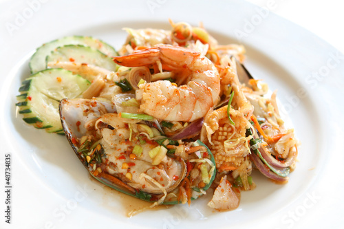 Spicy Thai Seafood Salad