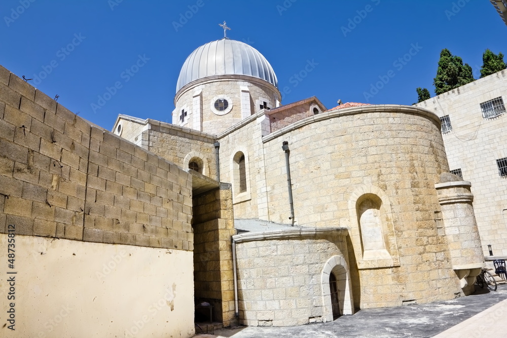 Christian quarter in the old city of Jerusalem
