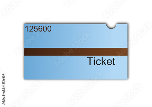 Ticket bleu