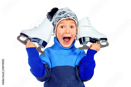 Obraz na plátně figure skates