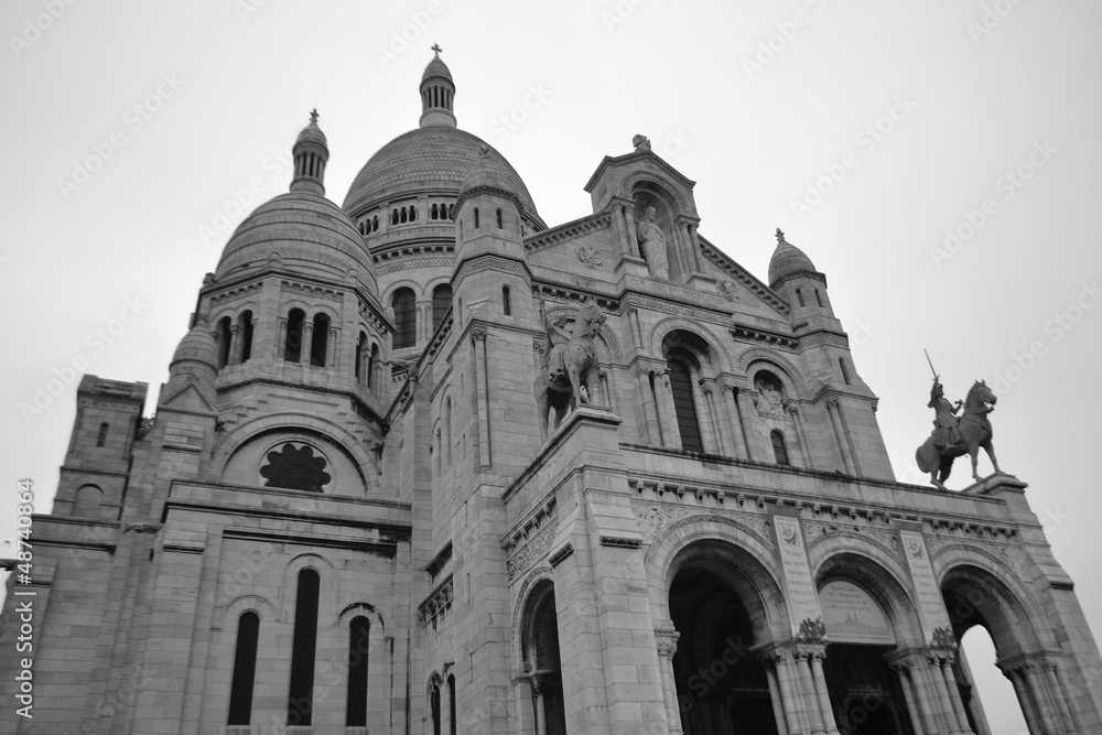 Basilica of Sacre-Coeur in Montmartre