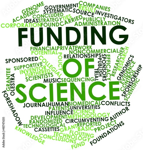 Word cloud for Funding of science #48747630
