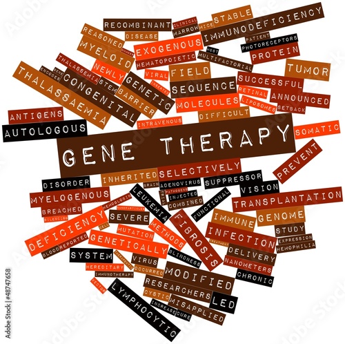 Word cloud for Gene therapy photo