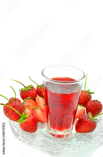 Strawberries in bowl