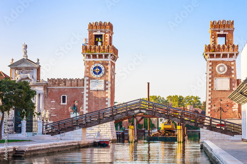 Venice, Arsenale historic shipyard photo