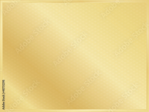 abstract golden background with border vector illustration