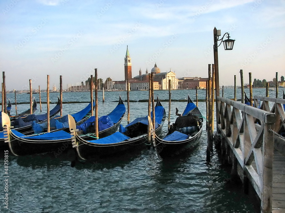 Gondolas in Venezia