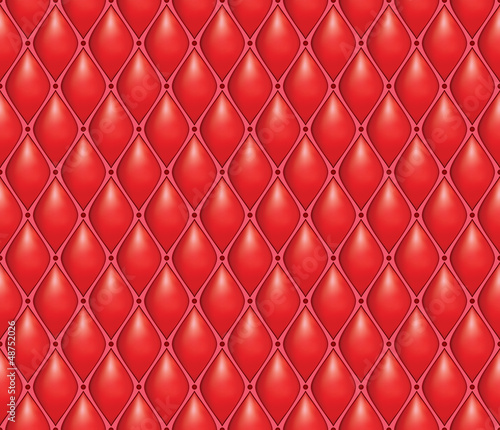 Volumetric seamless texture of expensive red leather © blankstock