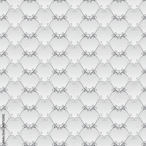 Vintage background with gray curved lines (seamless texture)