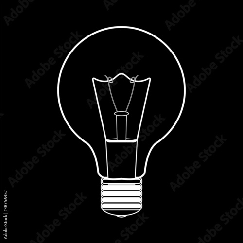 circuit incandescent bulb blackened background