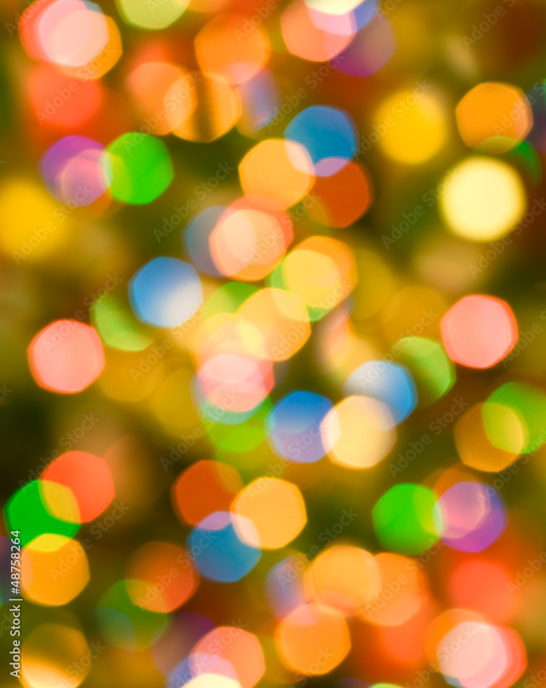 Abstract colorful bokeh background