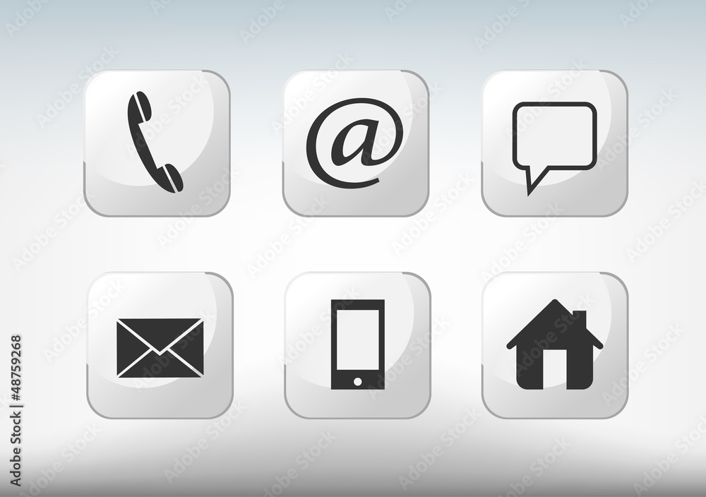 Contact icons Contact icons