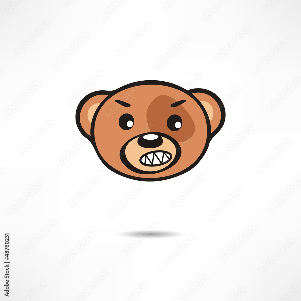 Angry bear. Angry bear.