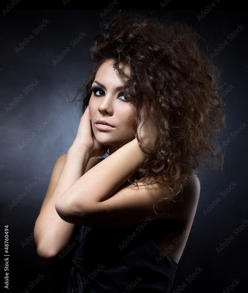 Fototapeta premium portrait of charming young woman