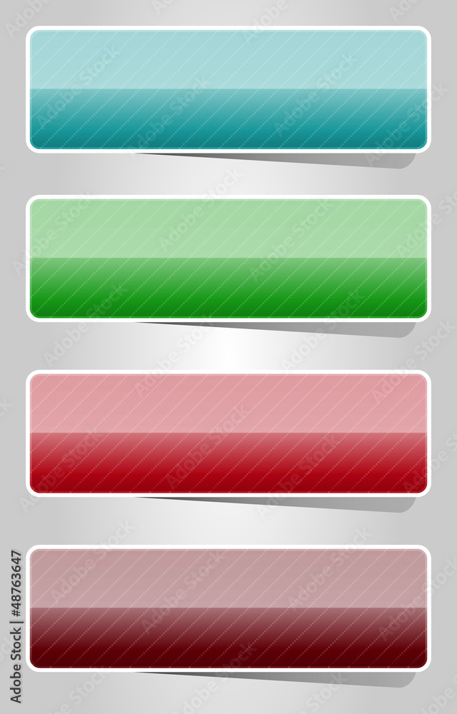 Obraz premium Glossy color buttons