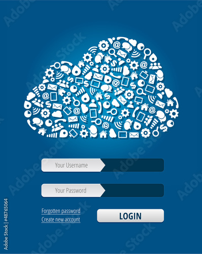Cloud Computing Login Form
