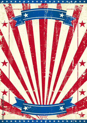 Grunge patriotic background