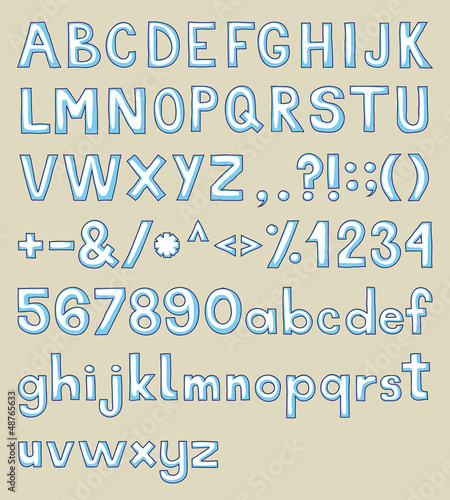 Hand drawn typeface
