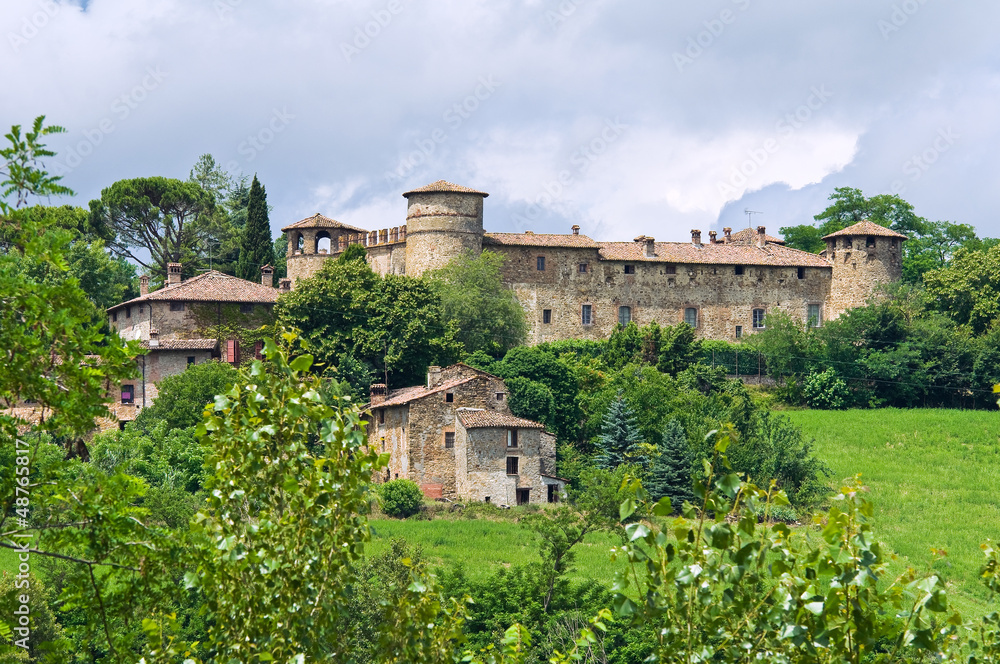 Castle of Statto. Emilia-Romagna. Italy.