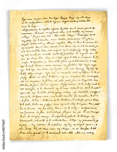 Old Vintage Letter