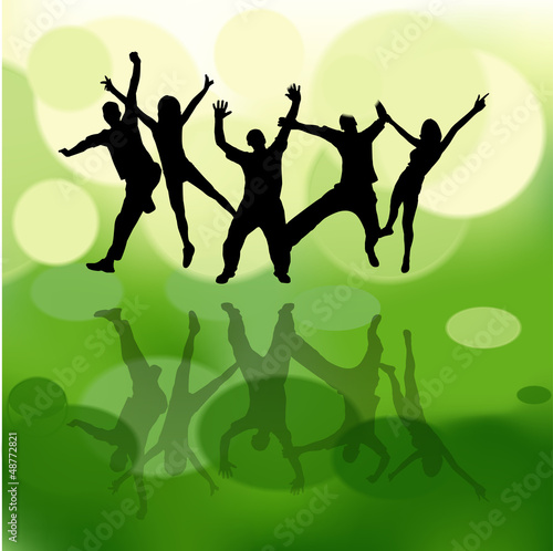 Menschen Silhouetten