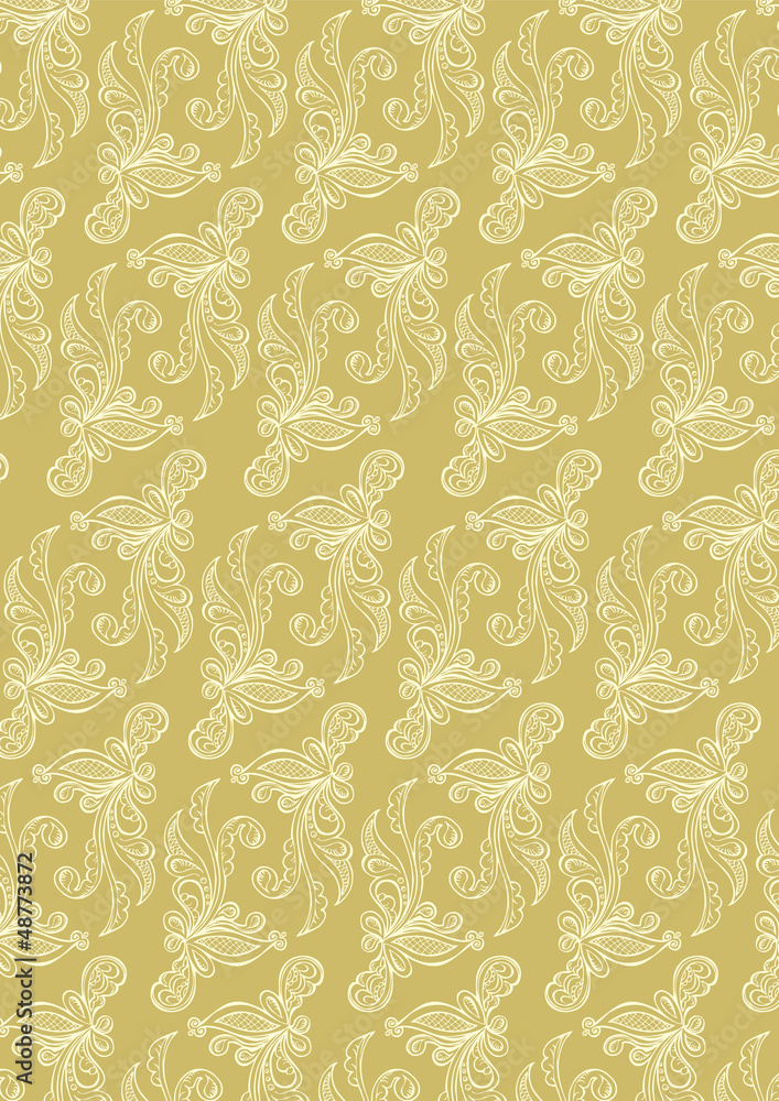 Flower ornament pattern Flower ornament pattern