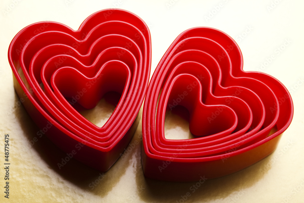 Fototapeta premium Red valentine heart 