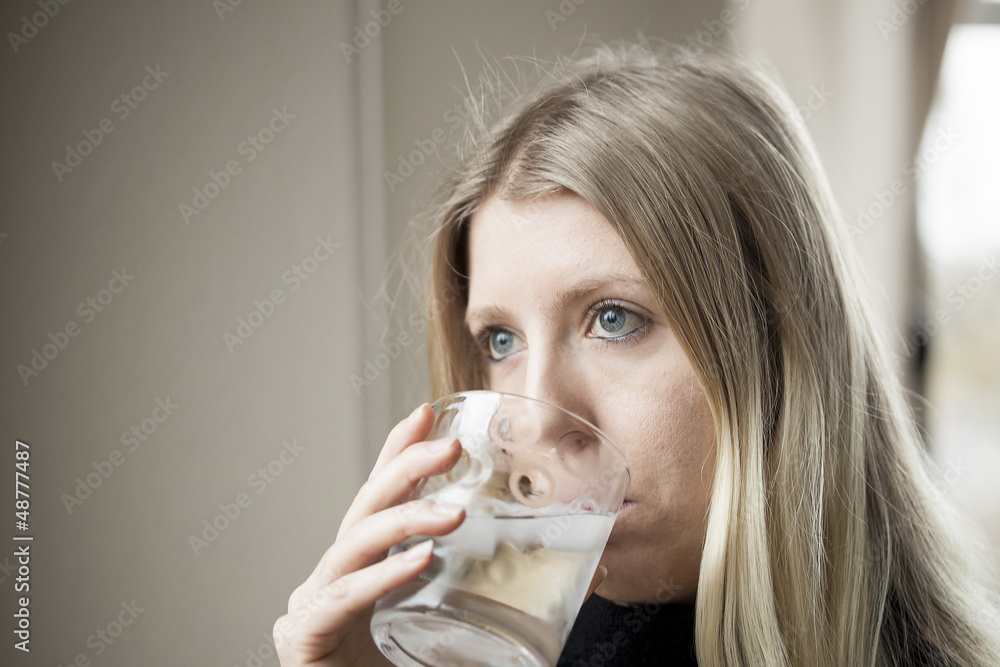 Young Woman Drinking Water Young Woman Drinking Water