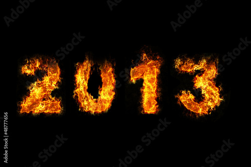 Year 2013 on fire