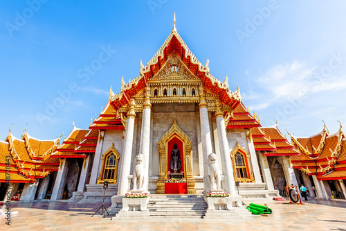 The marble temple bangkok, Wat Benchamabophit in Bangkok, Thai