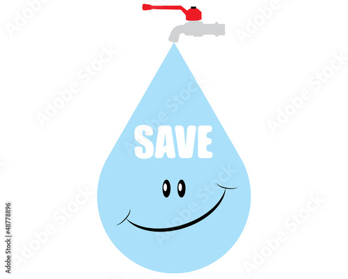 Vector tap and water