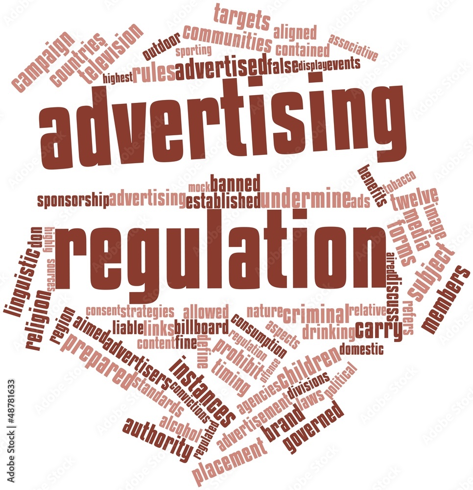 Word cloud for Advertising regulation