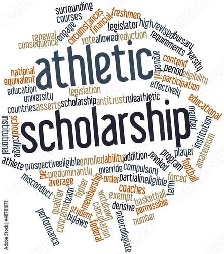 Word cloud for Athletic scholarship
