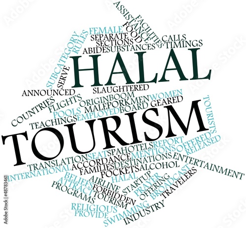 Word cloud for Halal tourism photo