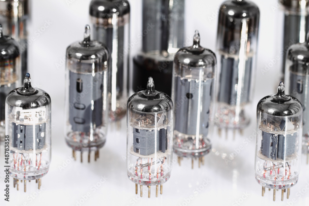 Glass vacuum radio tubes Glass vacuum radio tubes