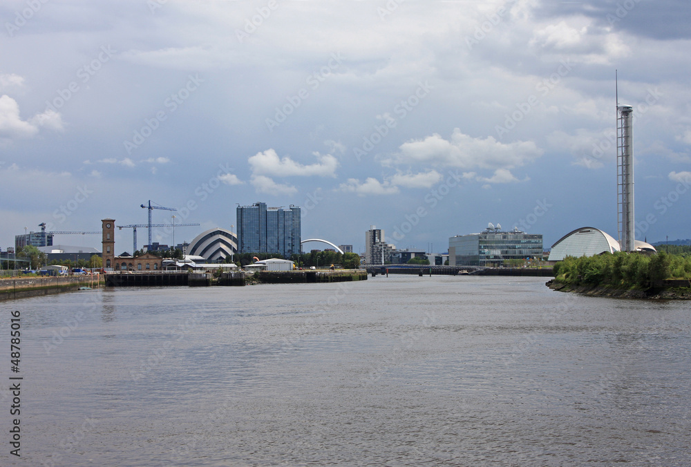 Obraz premium River Clyde, Glasgow
