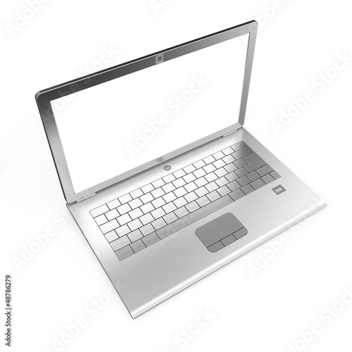 Laptop isolated