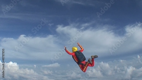 Skydiving video.