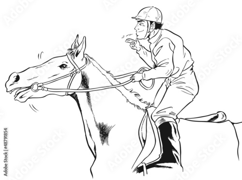 騎手と馬